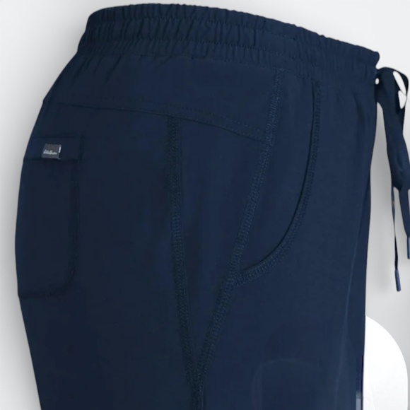 Eddie Bauer StormRepel Fleece Lined Jogger Pants 12 Navy Cargo Gorpcore Outdoor - Picture 3 of 15